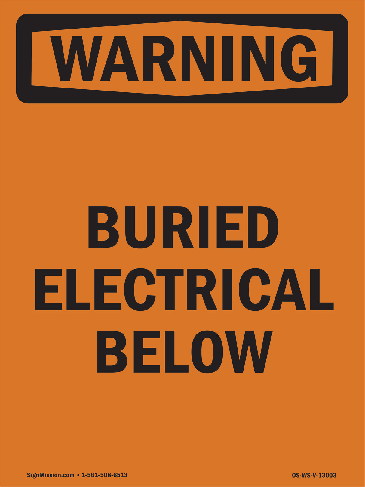 Buried Electrical Below
