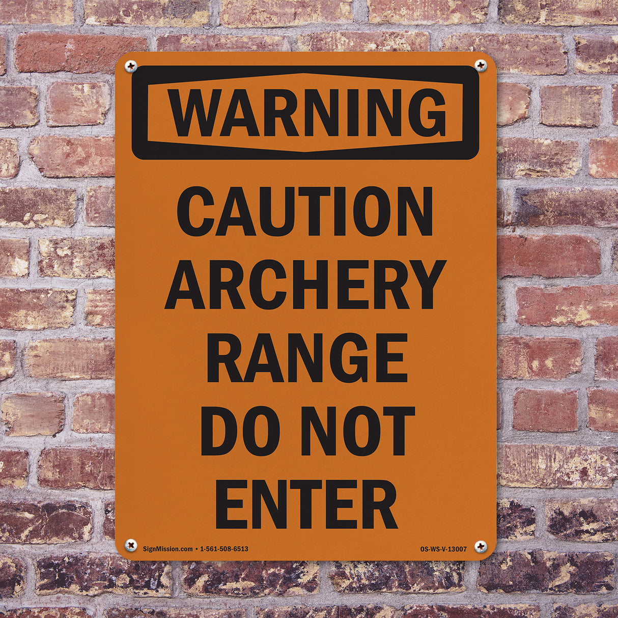 Caution Archery Range Do Not Enter