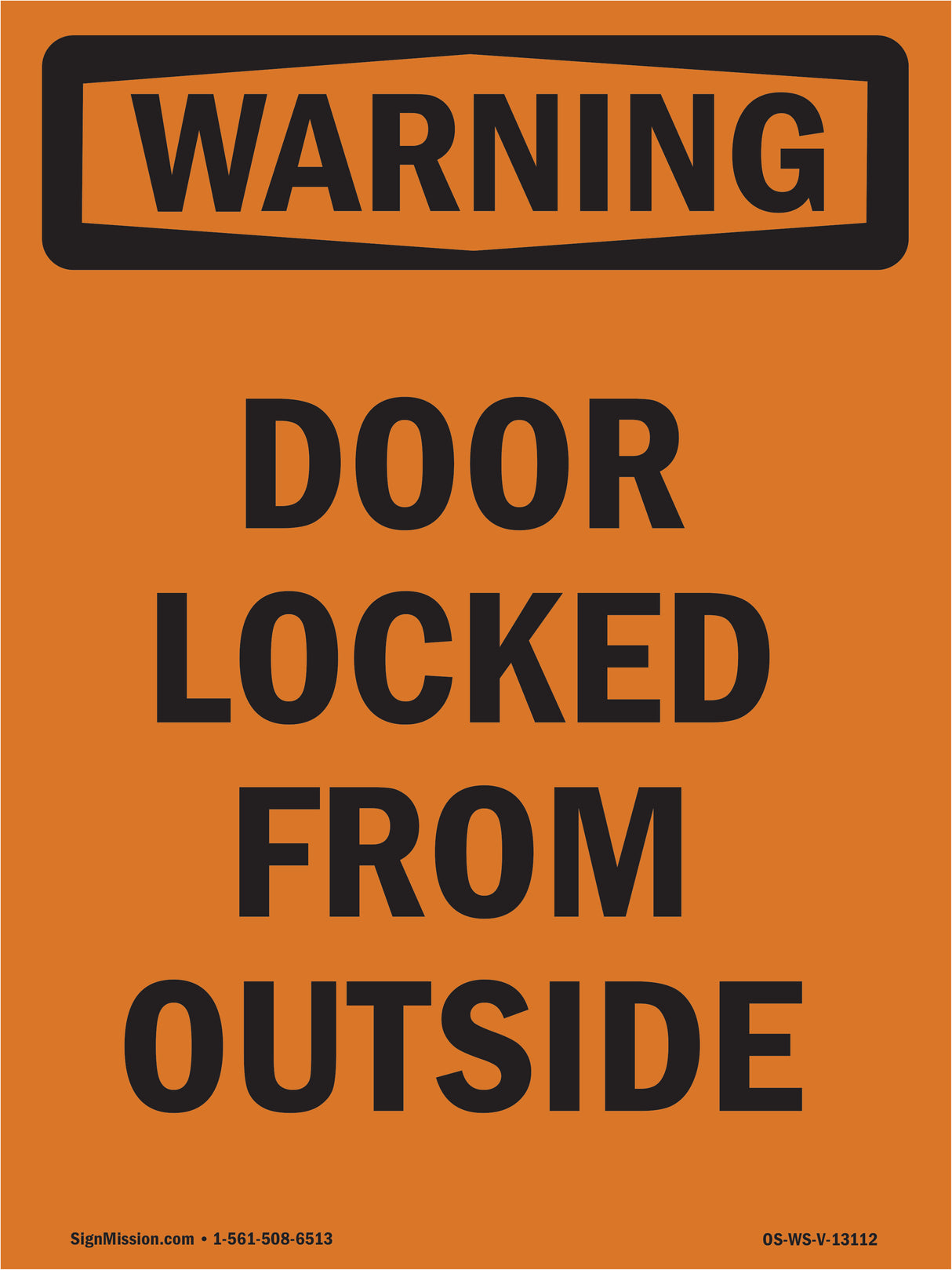 Door Locked From Outside