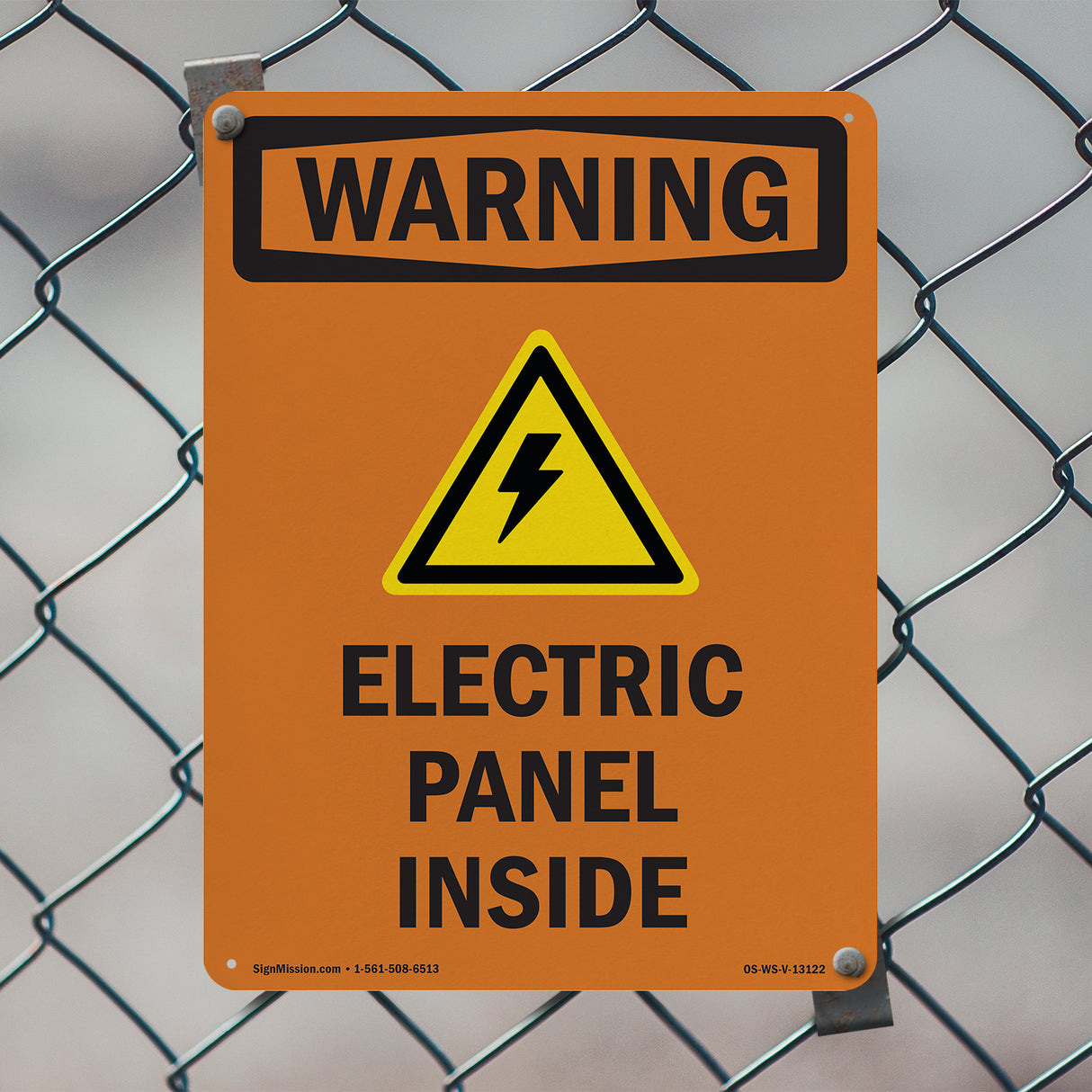 Electric Panel Inside With Symbol