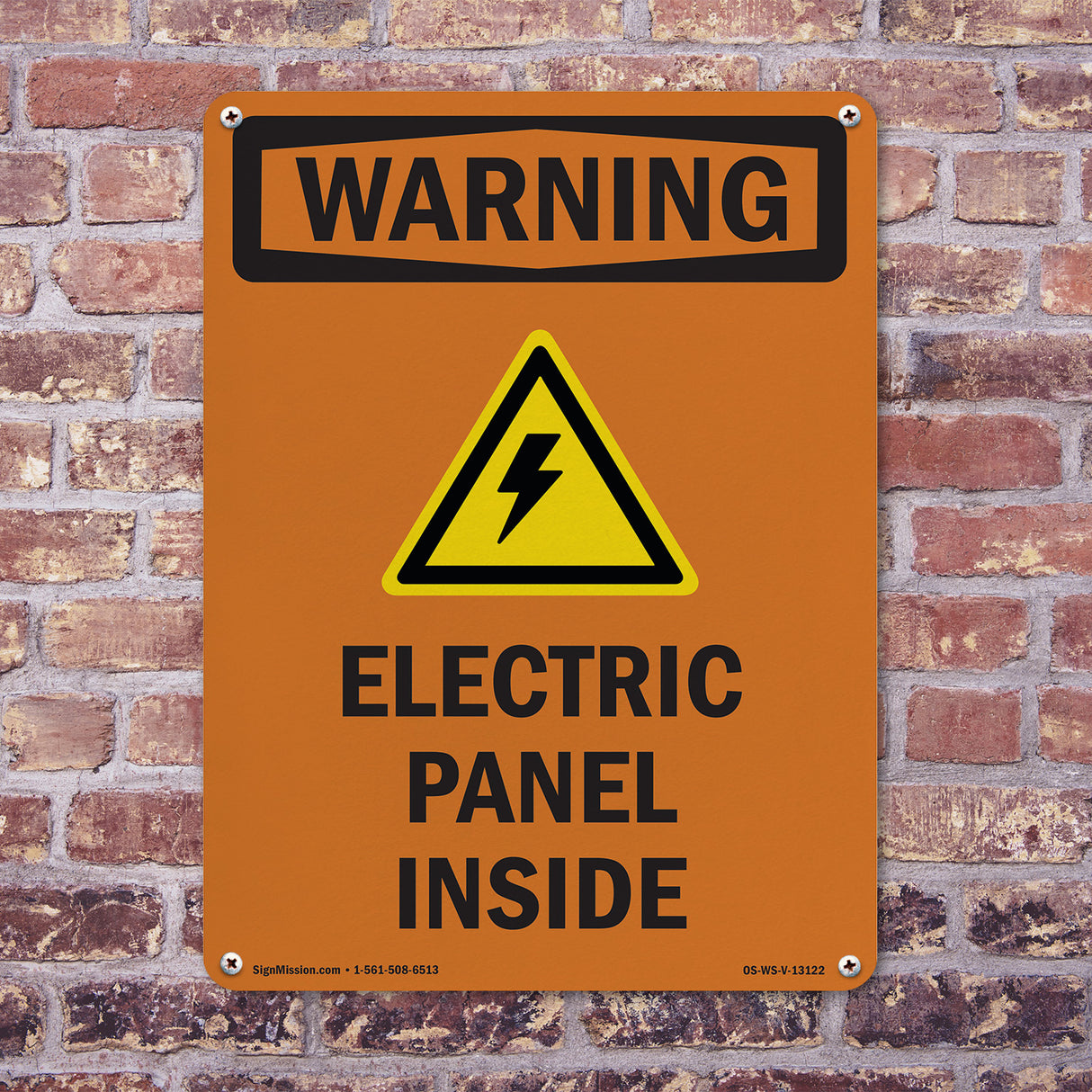 Electric Panel Inside With Symbol