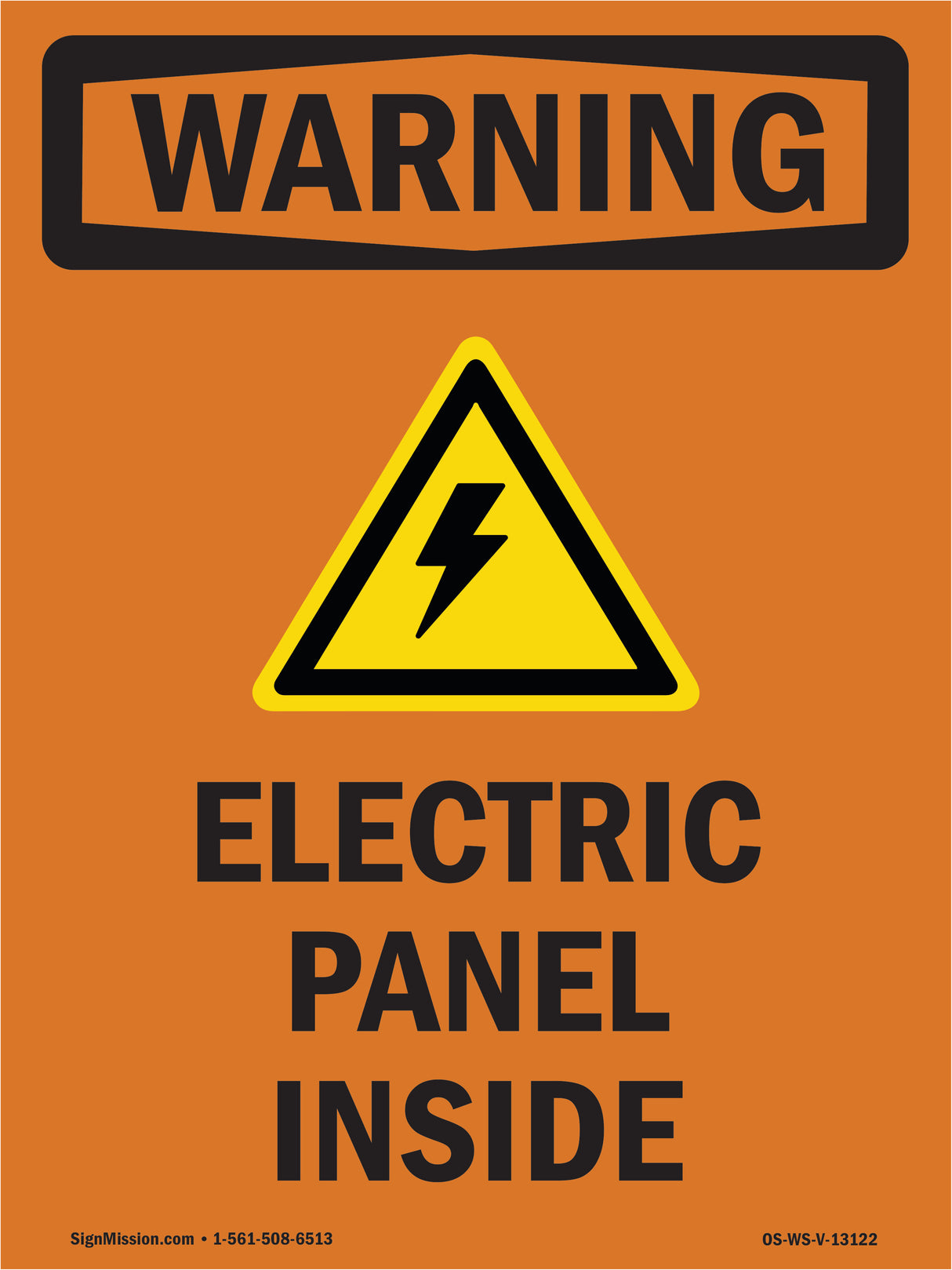 Electric Panel Inside With Symbol