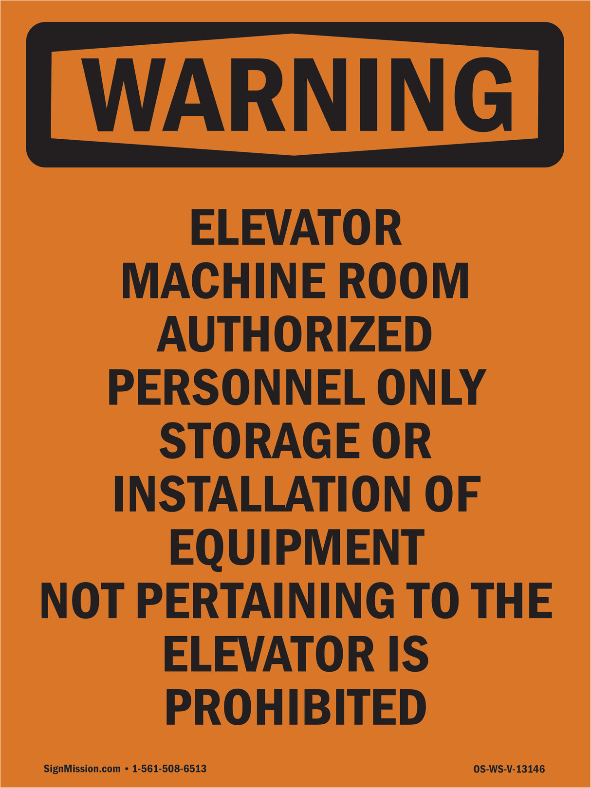 Elevator Machine Room Authorized Personnel