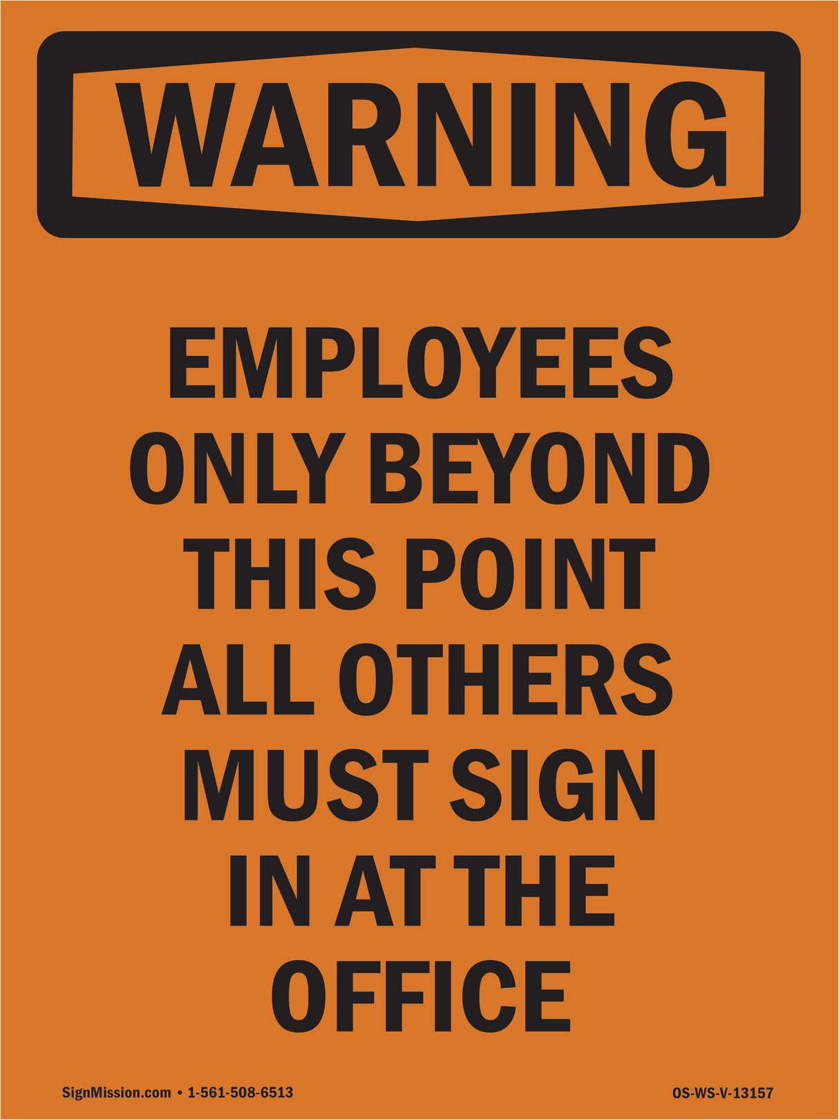 Employees Only Beyond This Point All Others