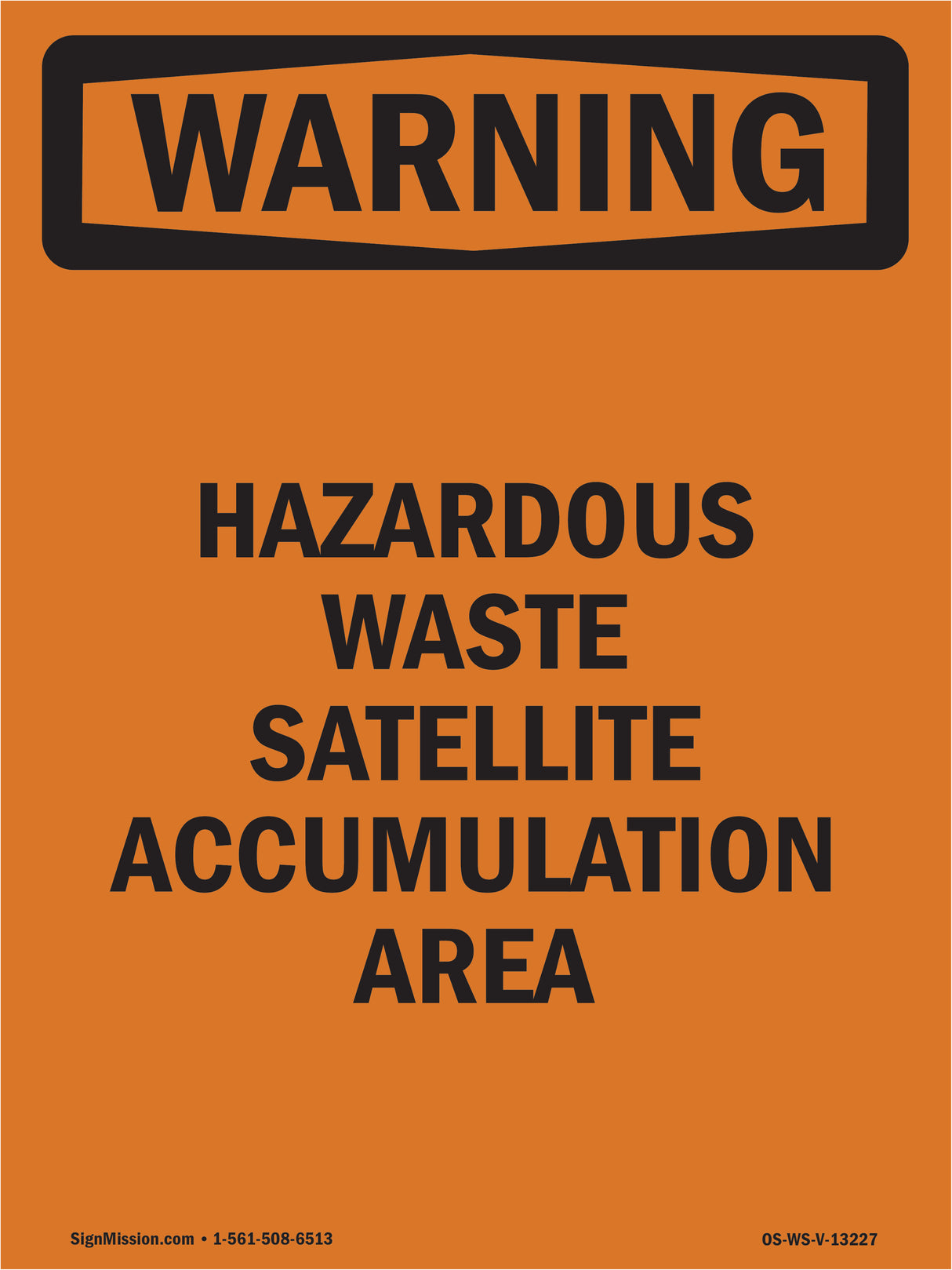 Hazardous Waste Satellite Accumulation Area