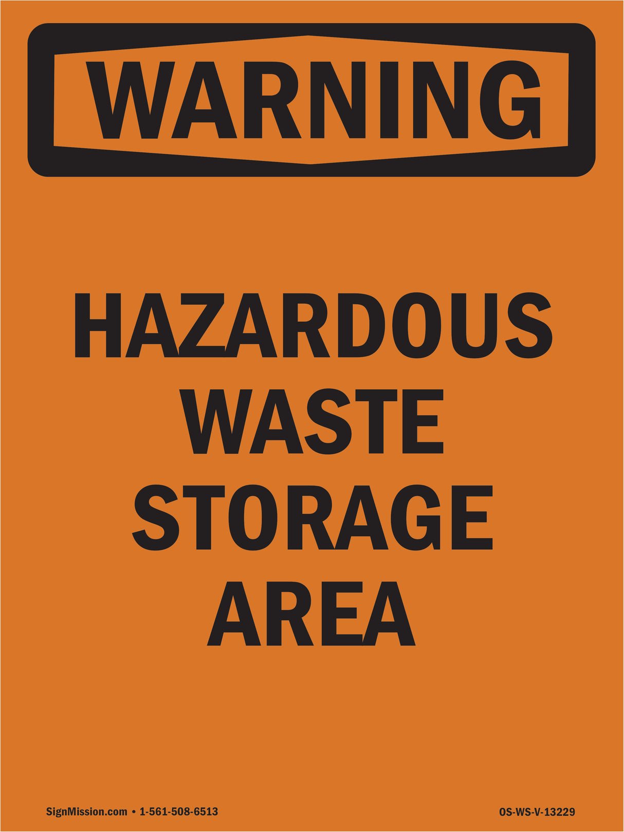 Hazardous Waste Storage Area