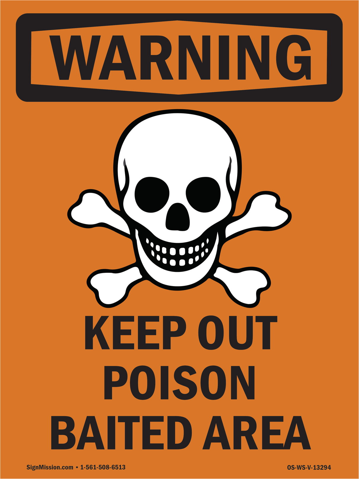 Keep Out Poison Baited Area