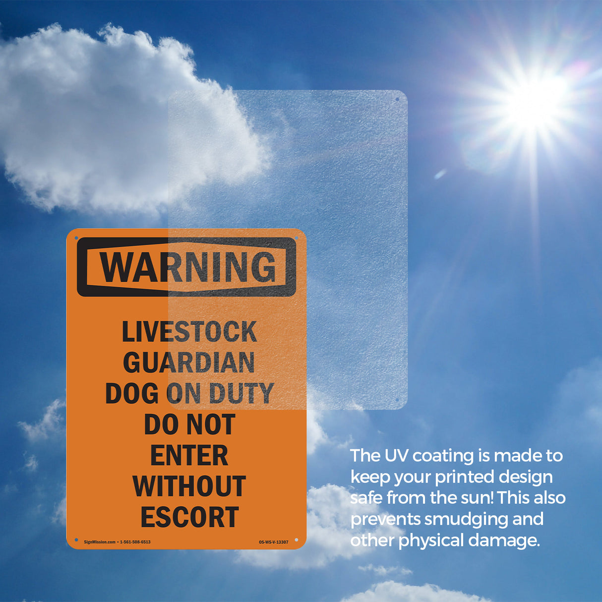 Livestock Guardian Dog On Duty Do Not Enter