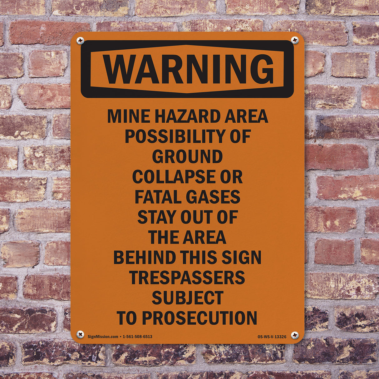 Mine Hazard Area Possibility Of Ground Collapse