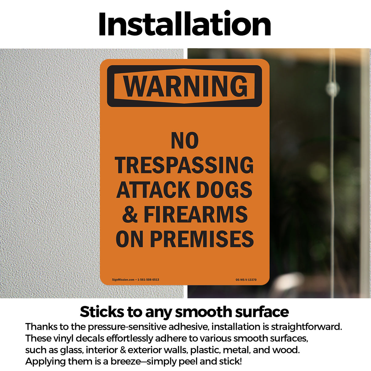 No Trespassing Attack Dogs & Firearms On Premises