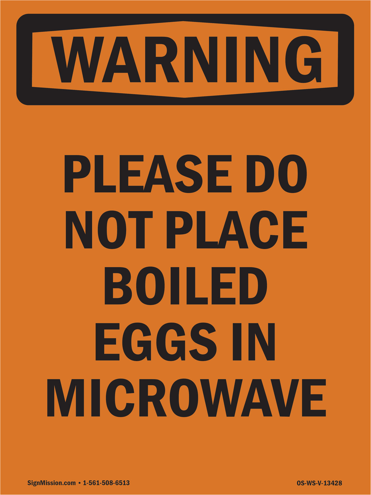 Please Do Not Place Boiled Eggs In Microwave