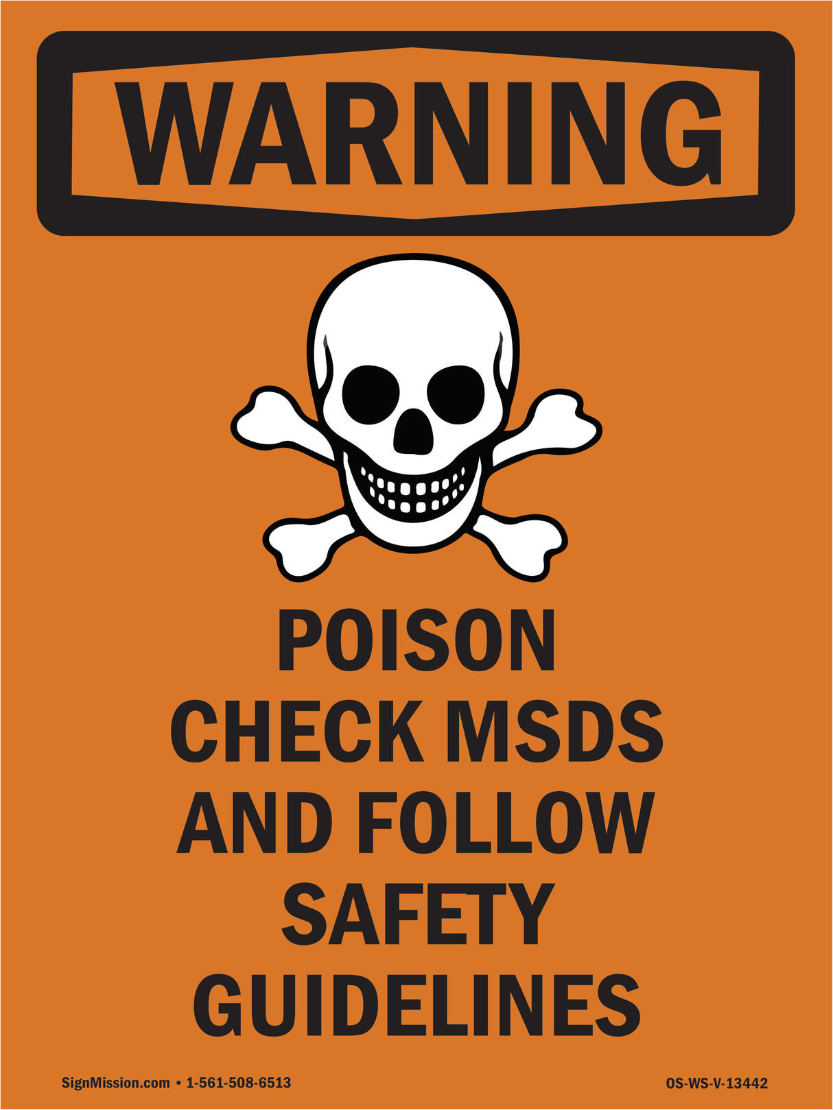 Poison Check MSDS Follow Safety Guidelines
