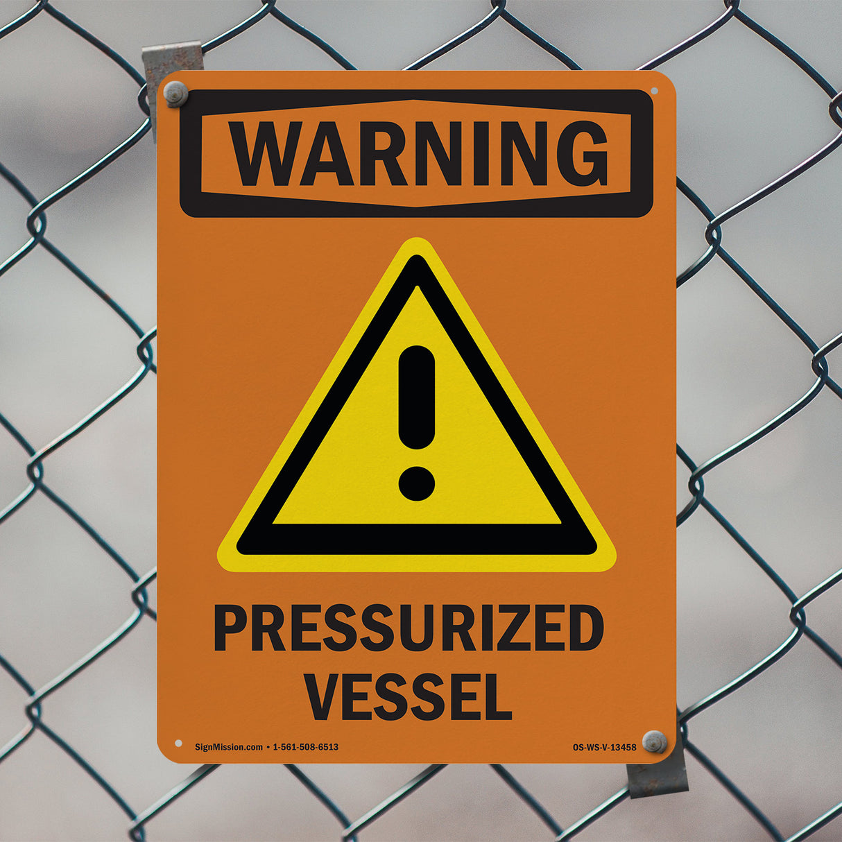 Pressurized Vessel With Symbol