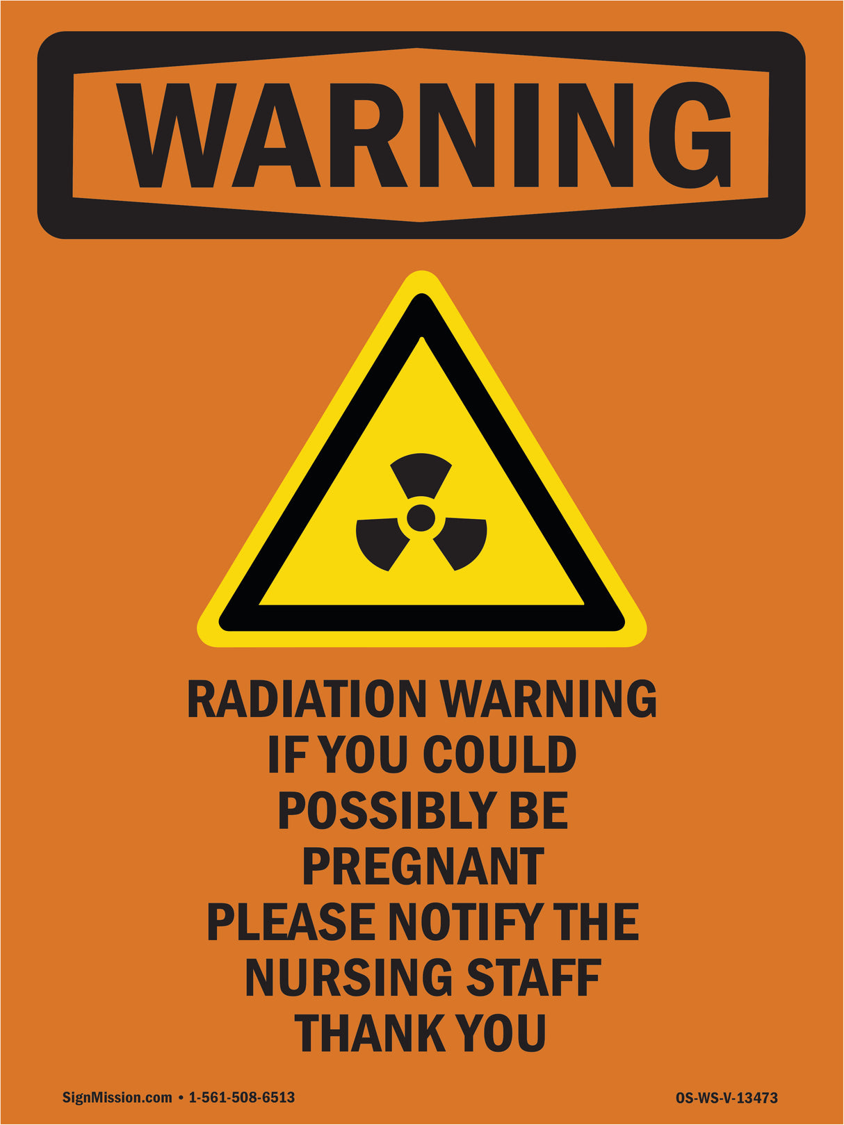 Radiation Warning If You Could With Symbol