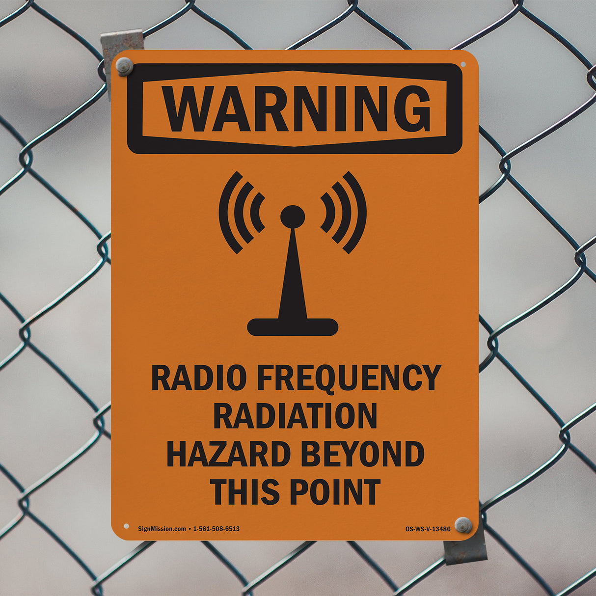Radio Frequency Radiation Hazard Area