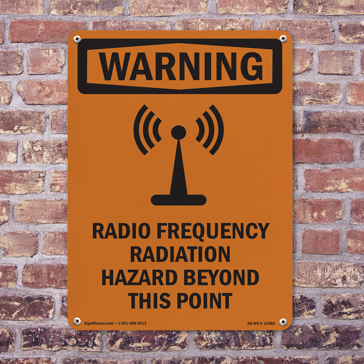 Radio Frequency Radiation Hazard Area