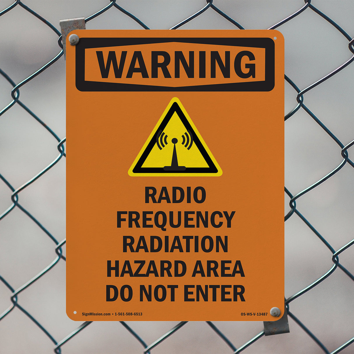 Radio Frequency Radiation Hazard Area