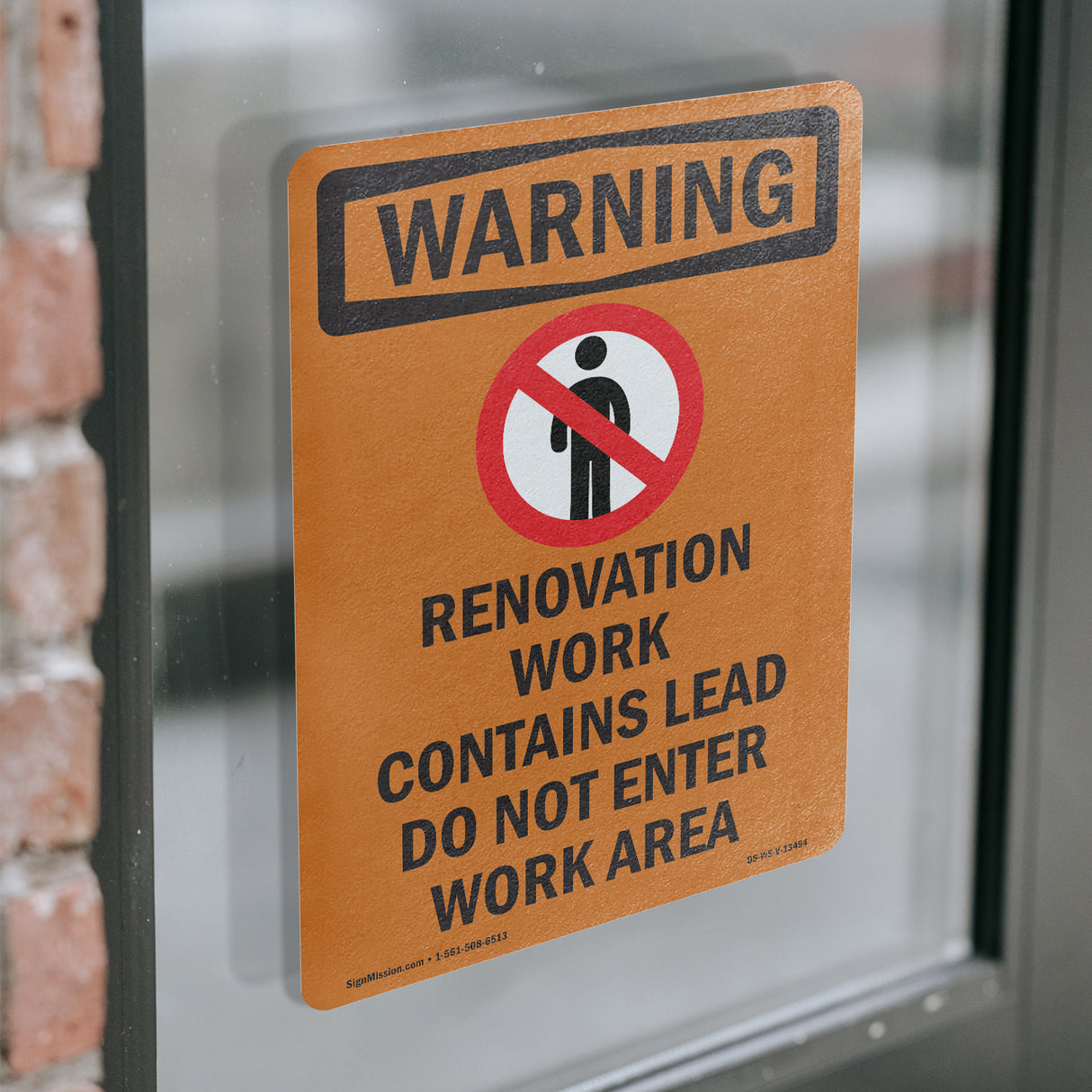 Renovation Work Contains Lead Do Not Enter