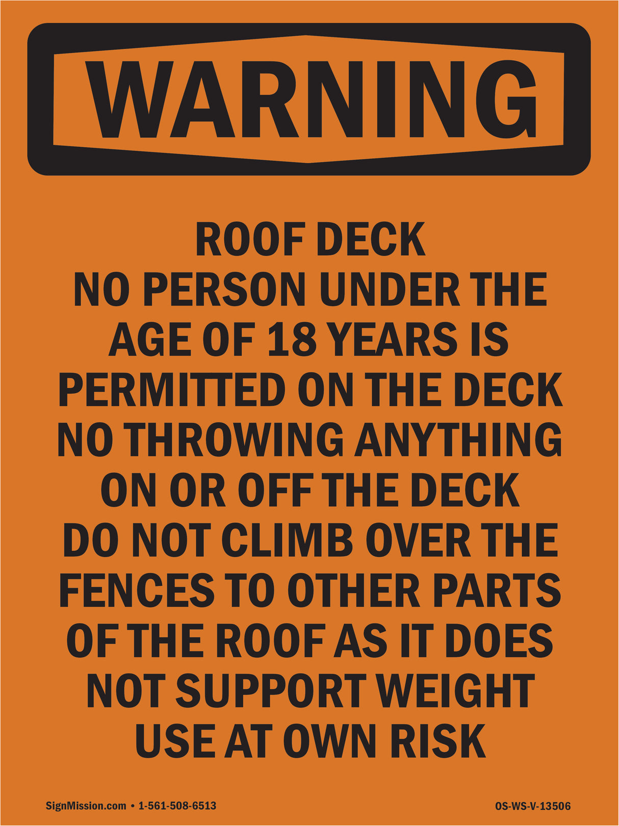 Roof Deck No Person Under The