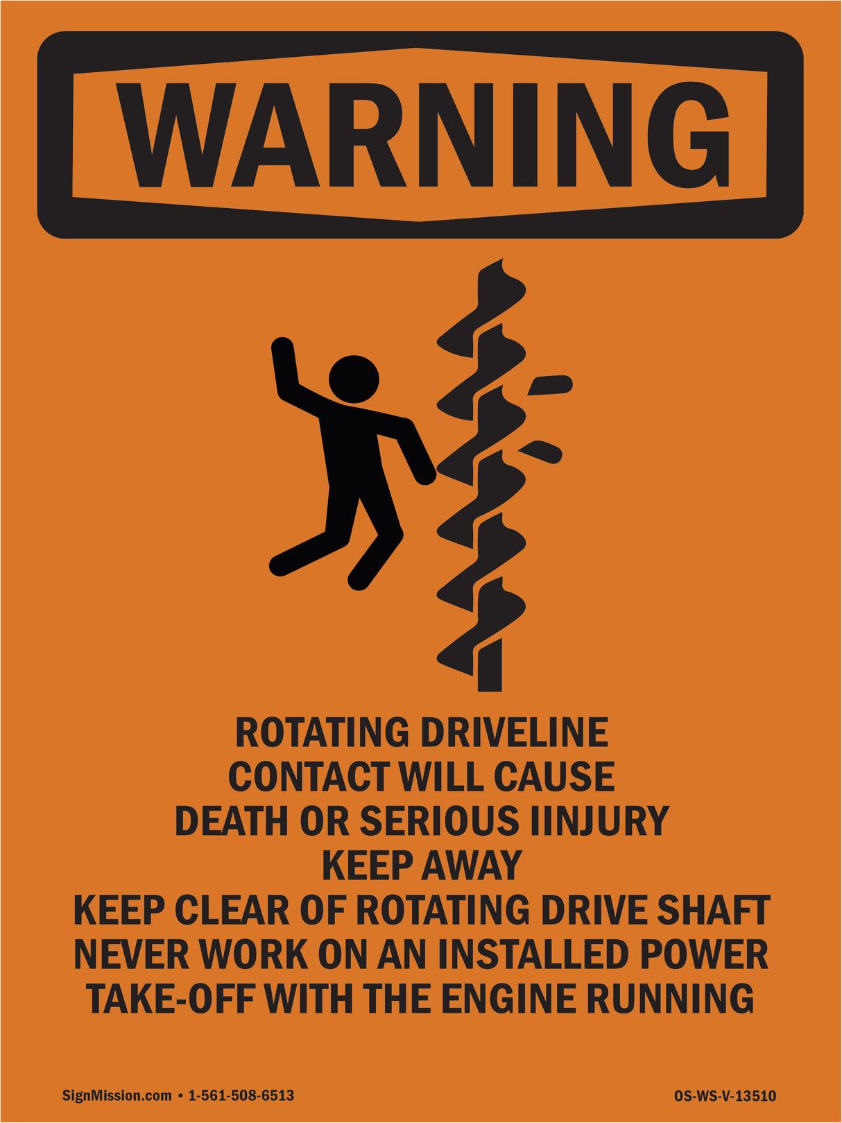 Rotating Driveline Contact Cause Death