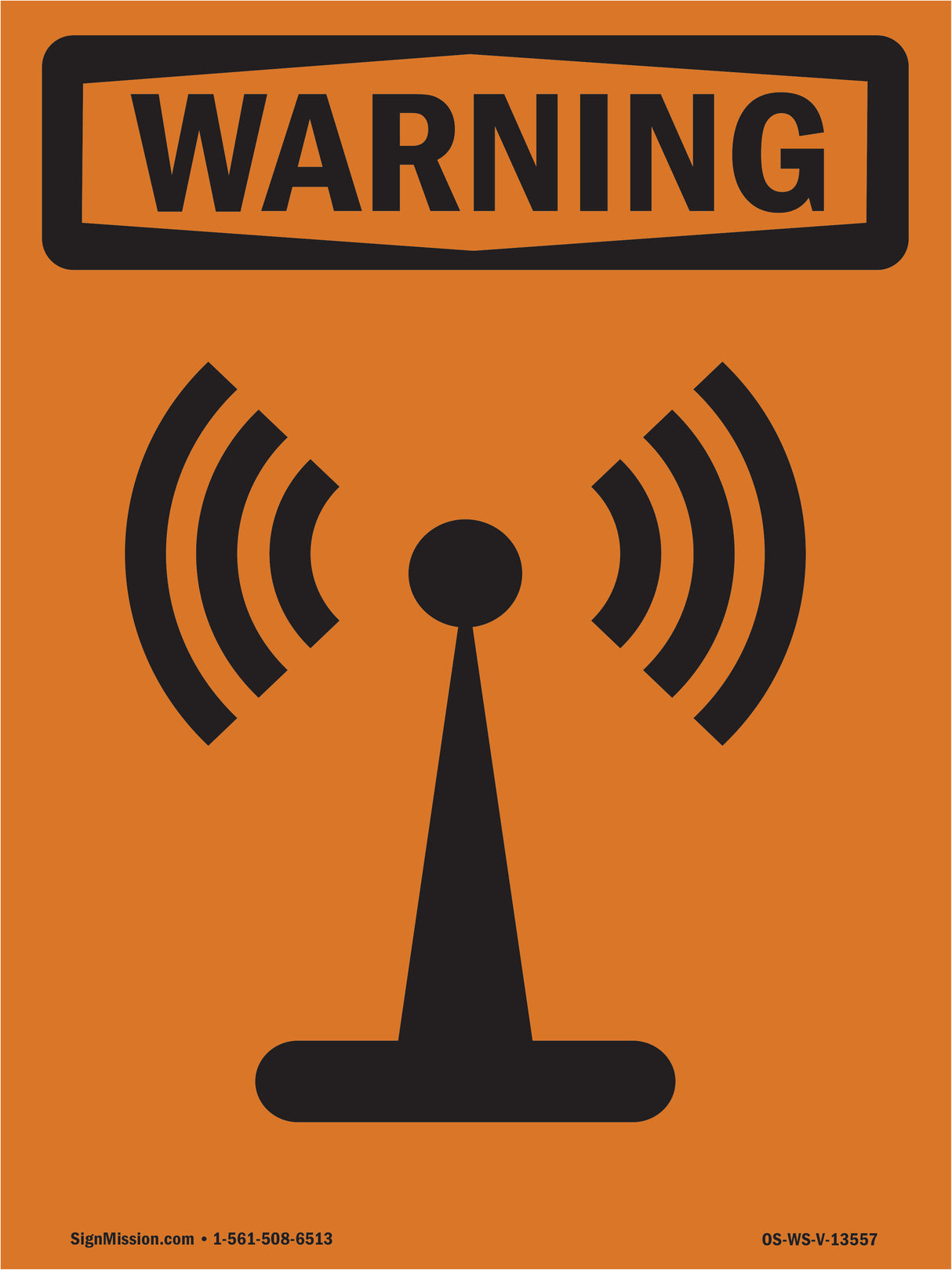 Symbol Only - Radio Frequency Hazard