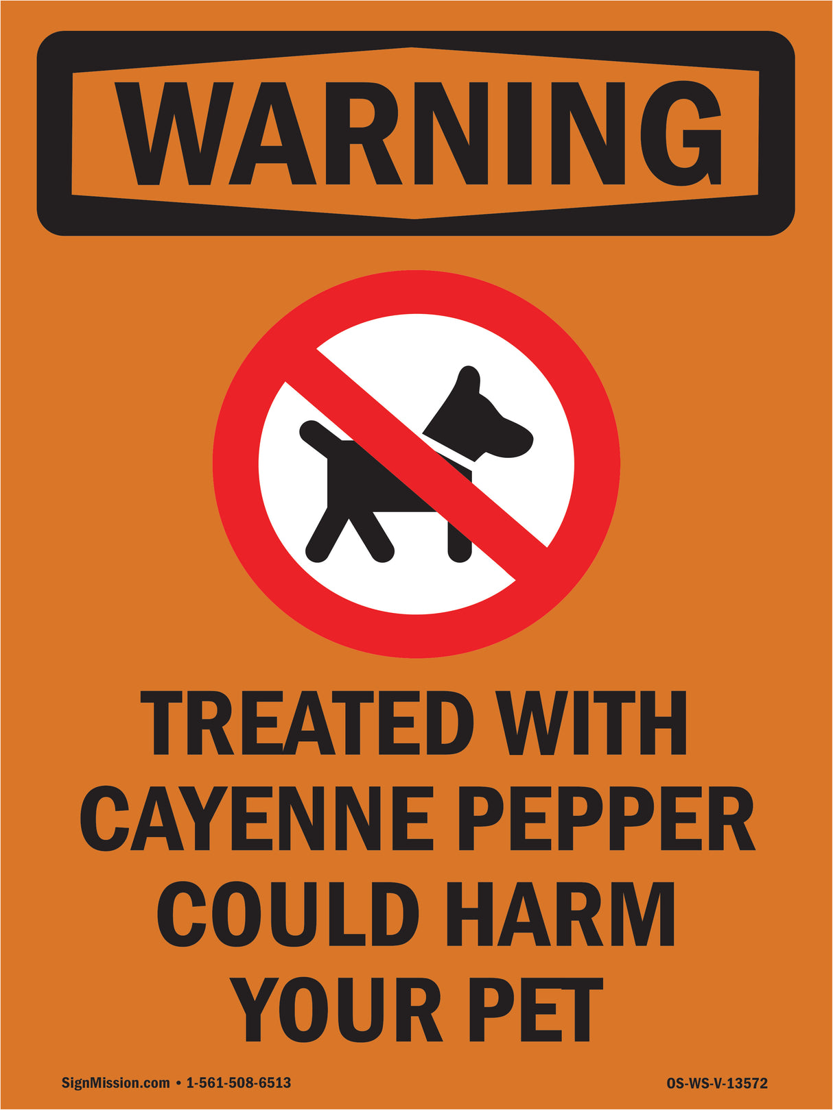 Treated With Cayenne Pepper With Symbol