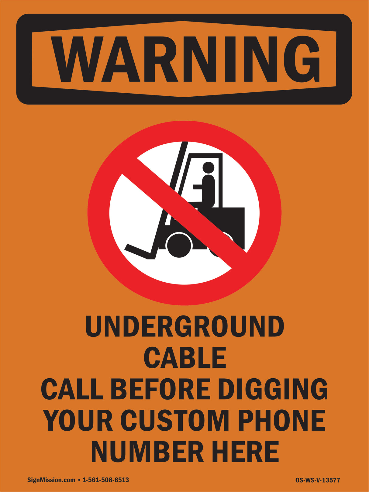 Underground Cable Call Custom Bilingual