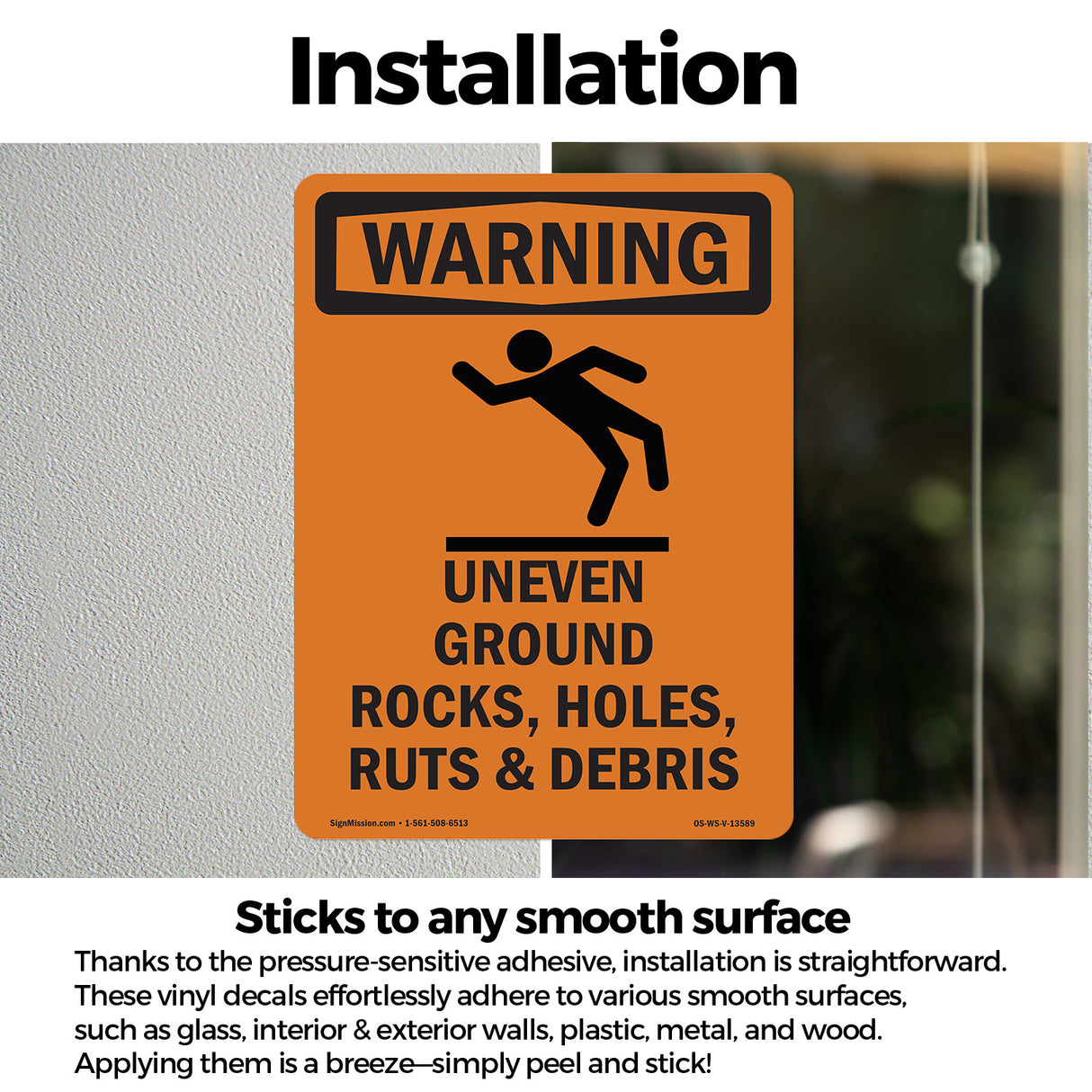 Uneven Ground Rocks, Holes, With Symbol