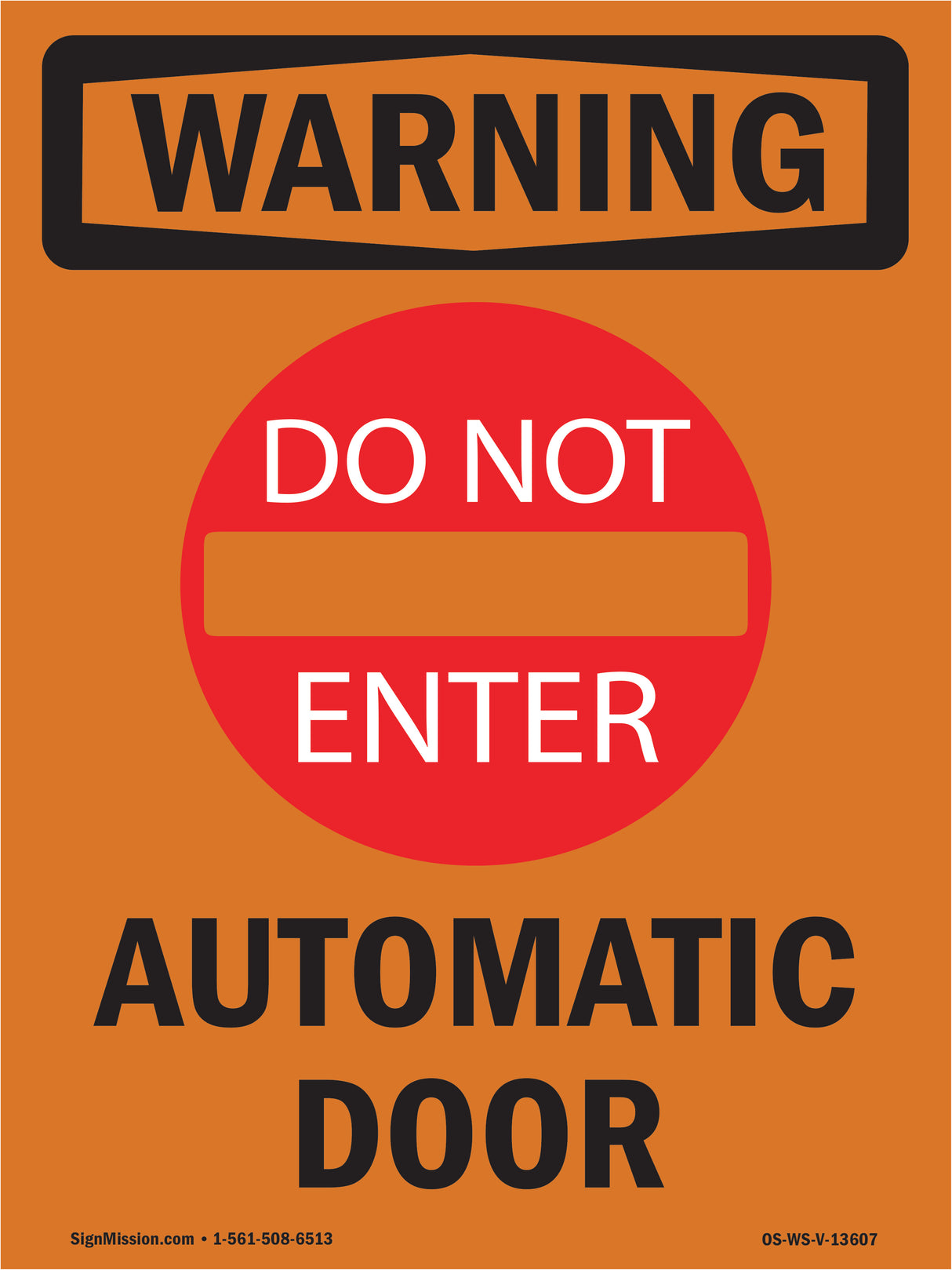 Automatic Door With Symbol