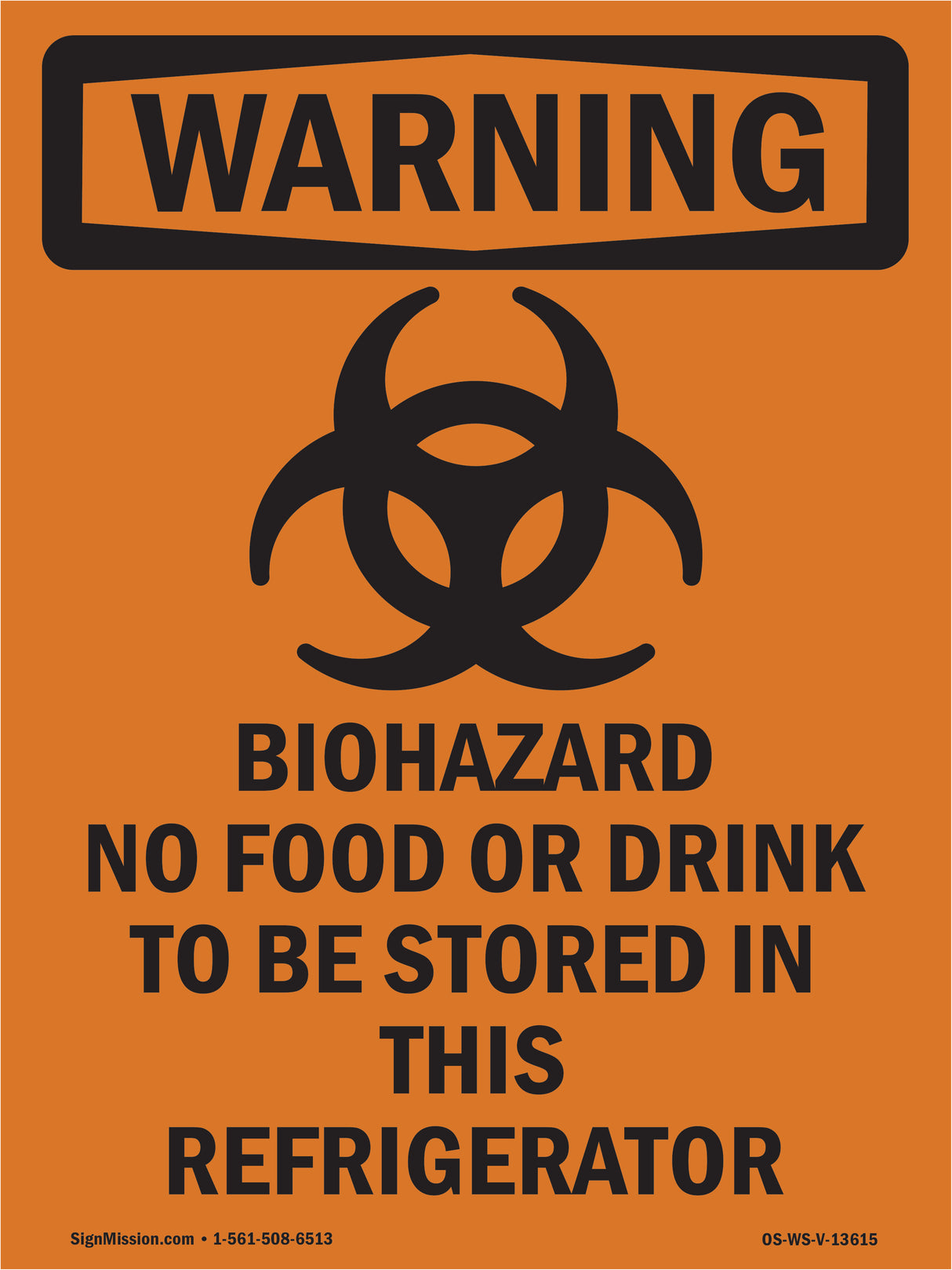 Biohazard No Food Or With Symbol