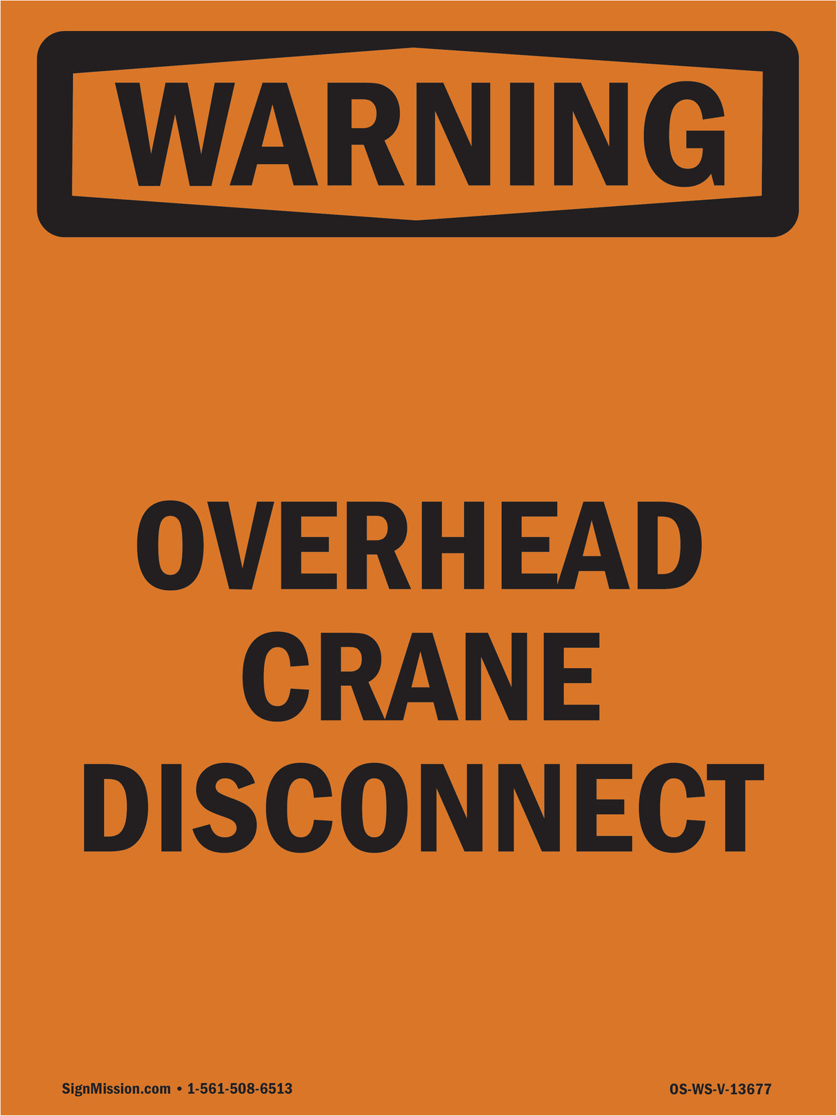 Overhead Crane Disconnect
