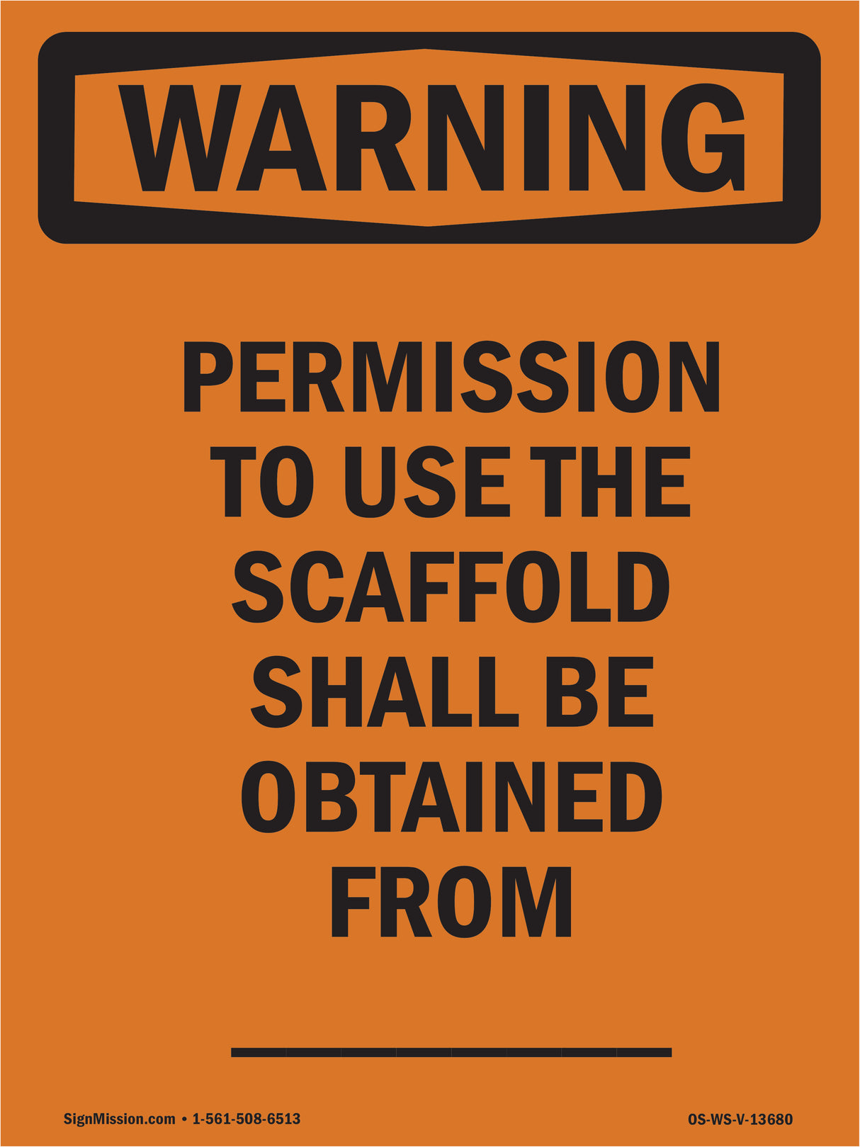 Permission To Use The Scaffold Obtained