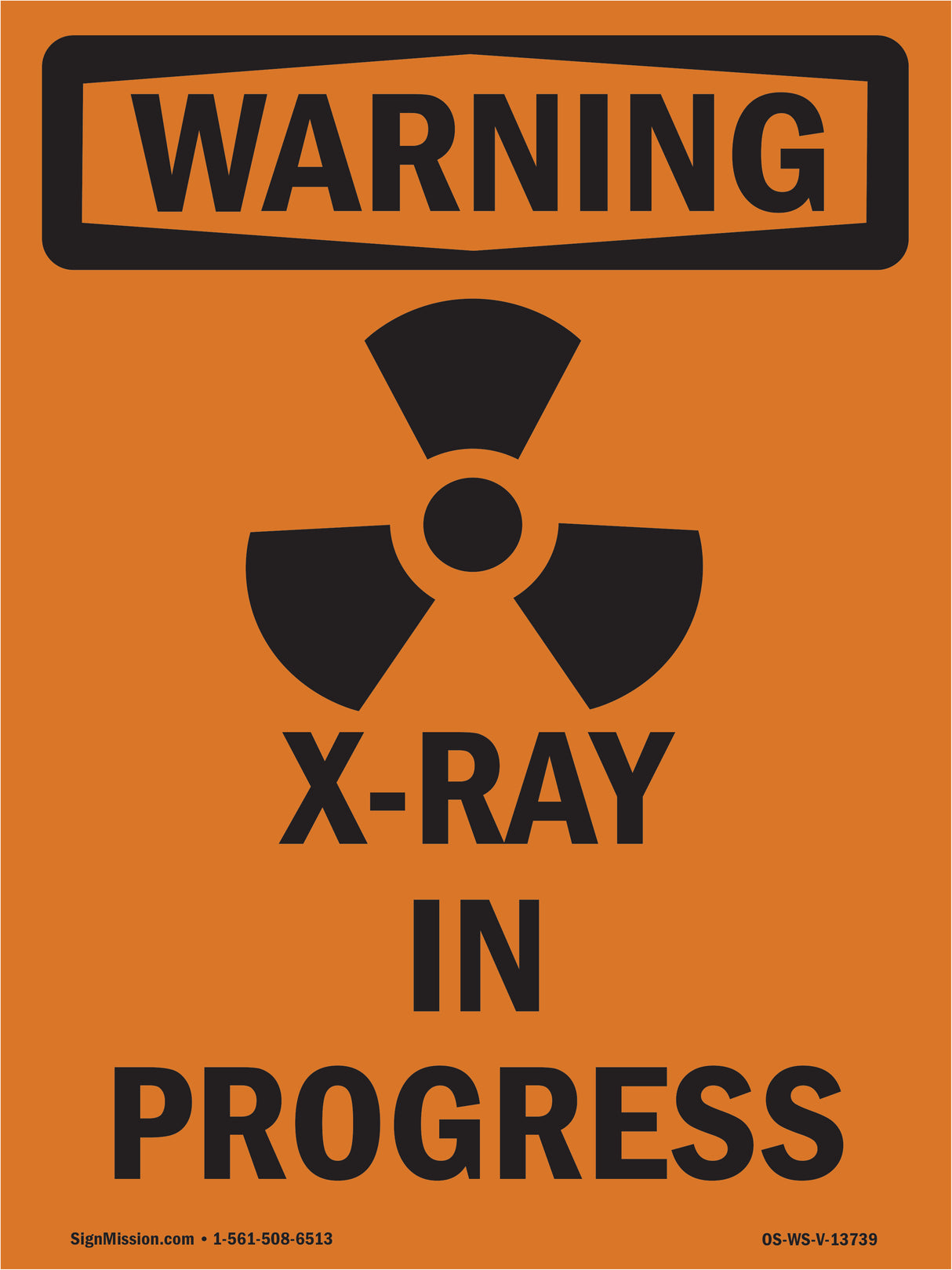 X-Ray In Progress With Symbol