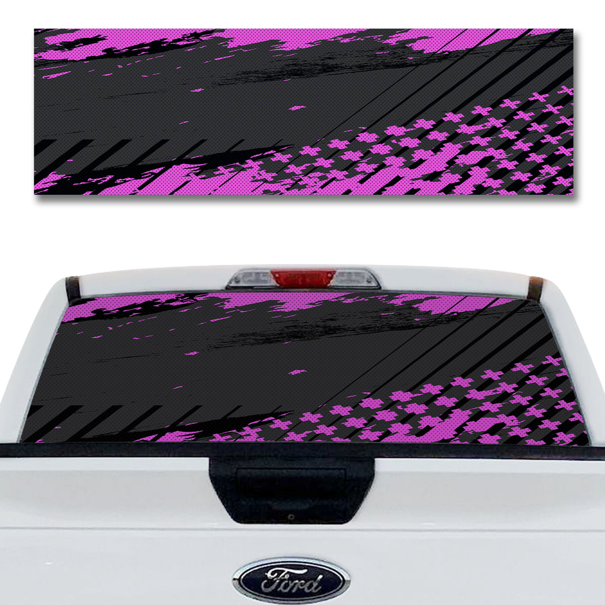 Grunge Cross Magenta