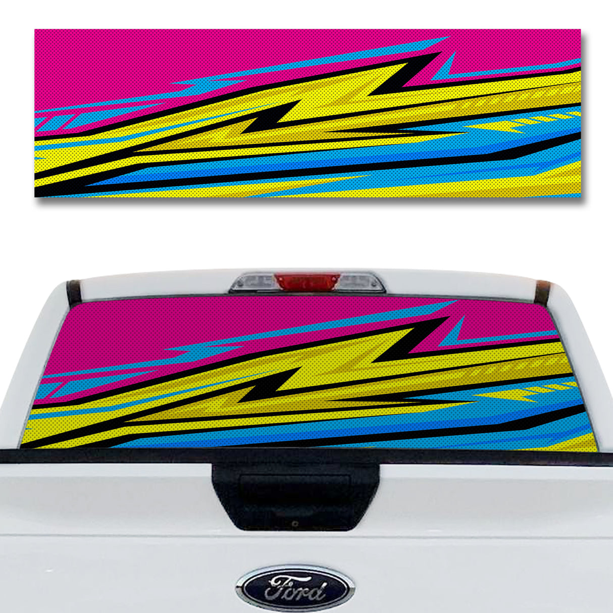 Neon Pink Electric Wave