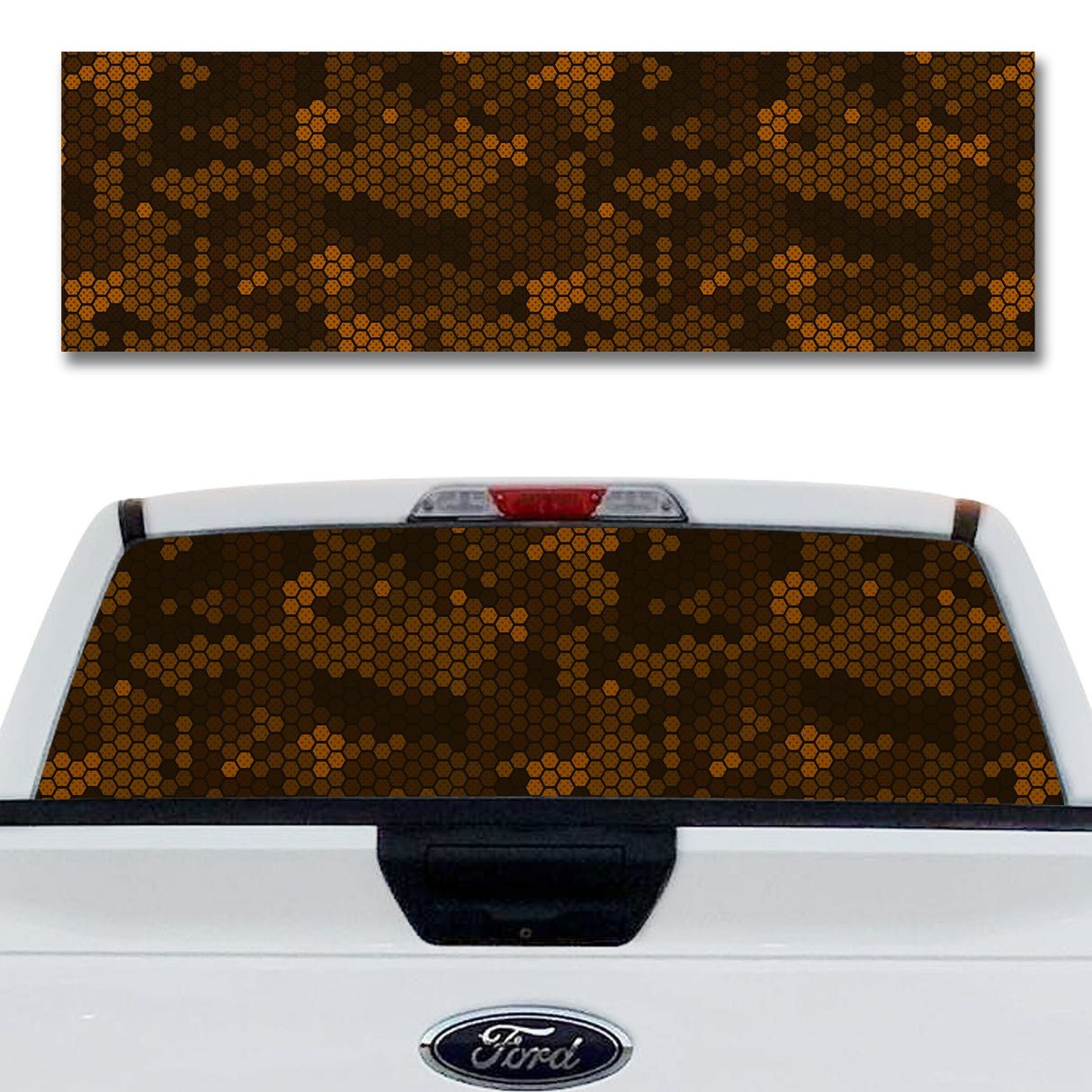 Orange Hexa Camo