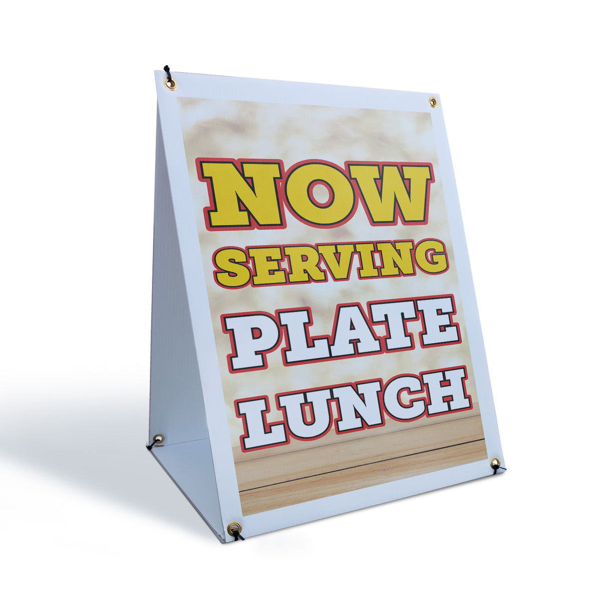 Now Serving Plate Lunch