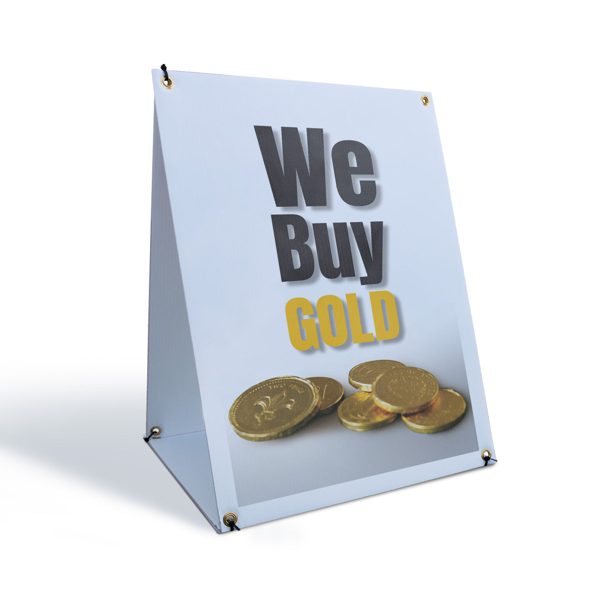 We Buy Gold Vertical