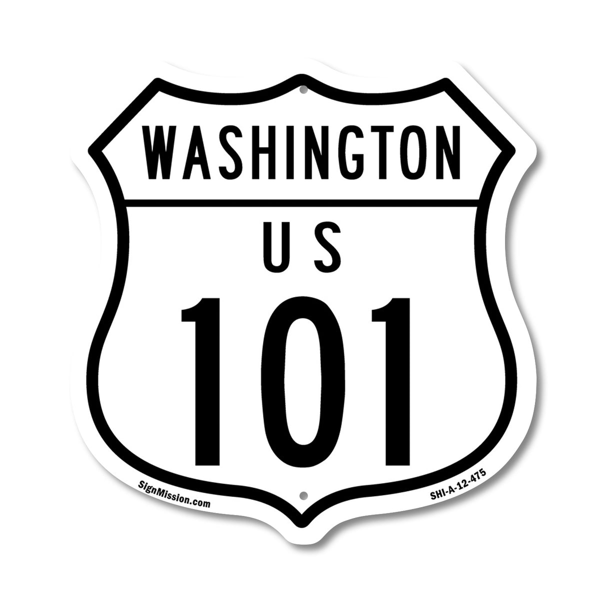 Washington Route Marker Shield Sign Us 101