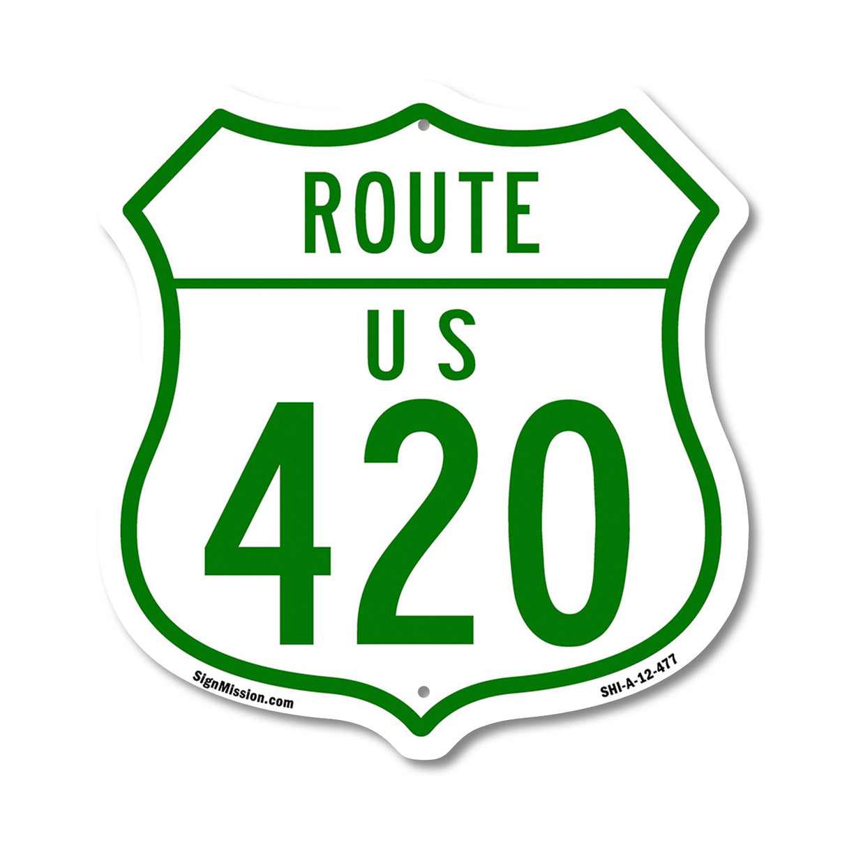 Route Marker Shield Sign Us 420