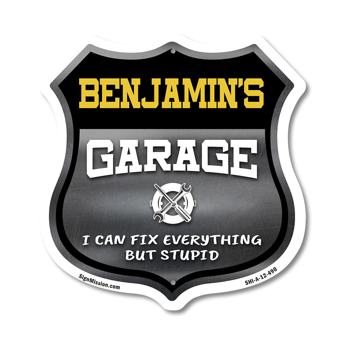 Benjamin's Garage I Can Fix Everything But Stupid