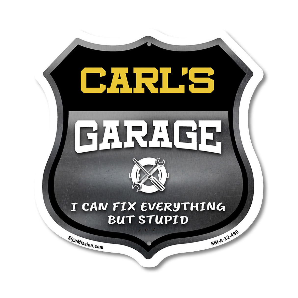 Carl's Garage I Can Fix Everything But Stupid