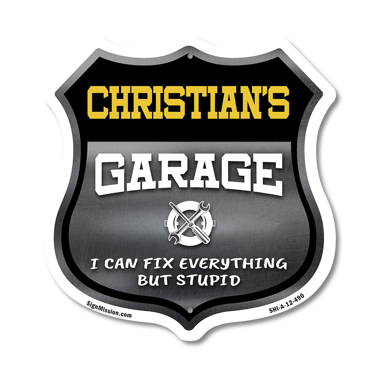 Christian's Garage I Can Fix Everything But Stupid