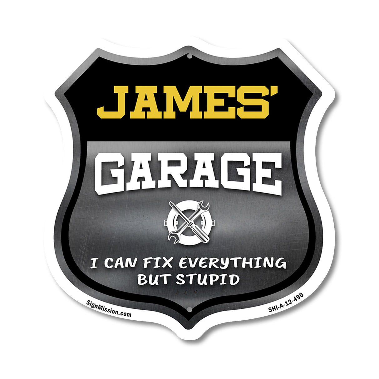 James's Garage I Can Fix Everything But Stupid