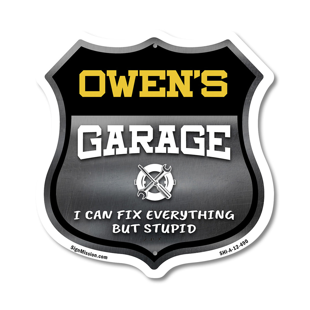 Owen's Garage I Can Fix Everything But Stupid