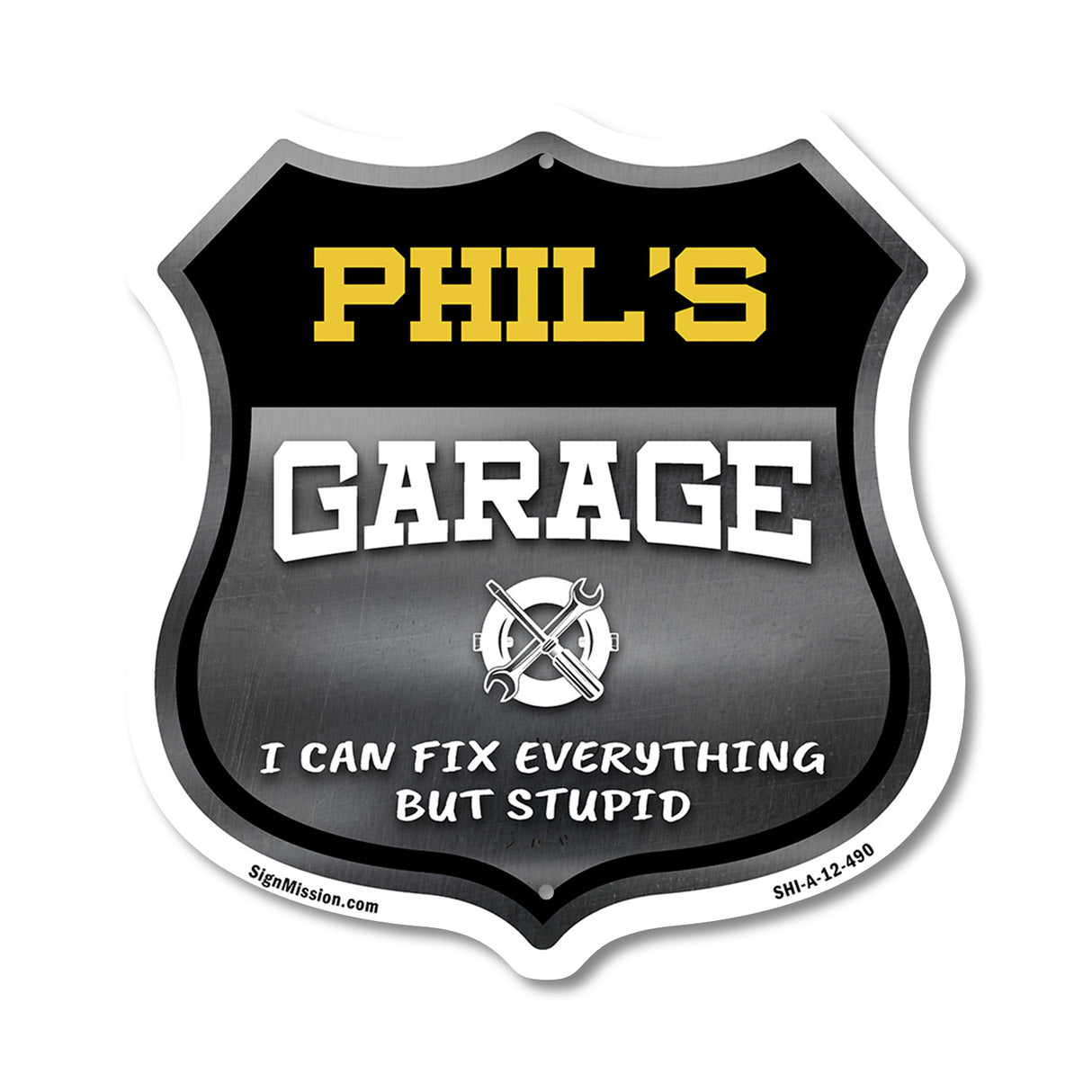 Phil's Garage I Can Fix Everything But Stupid