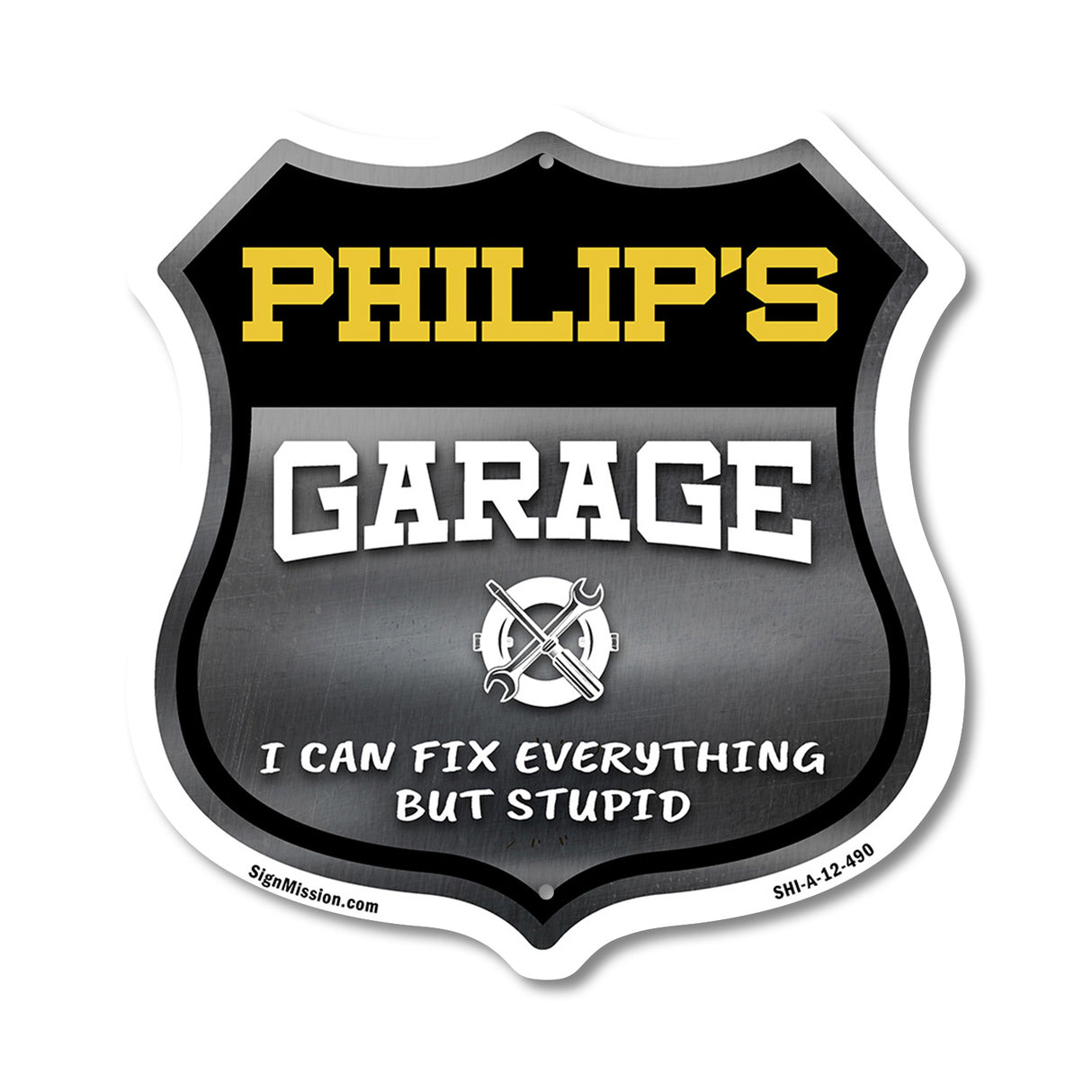 Philip's Garage I Can Fix Everything But Stupid