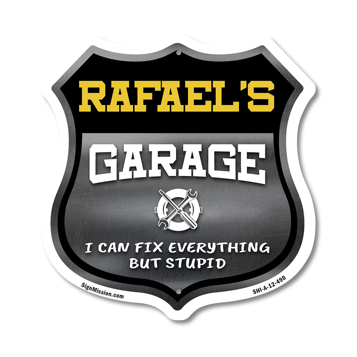 Rafael's Garage I Can Fix Everything But Stupid