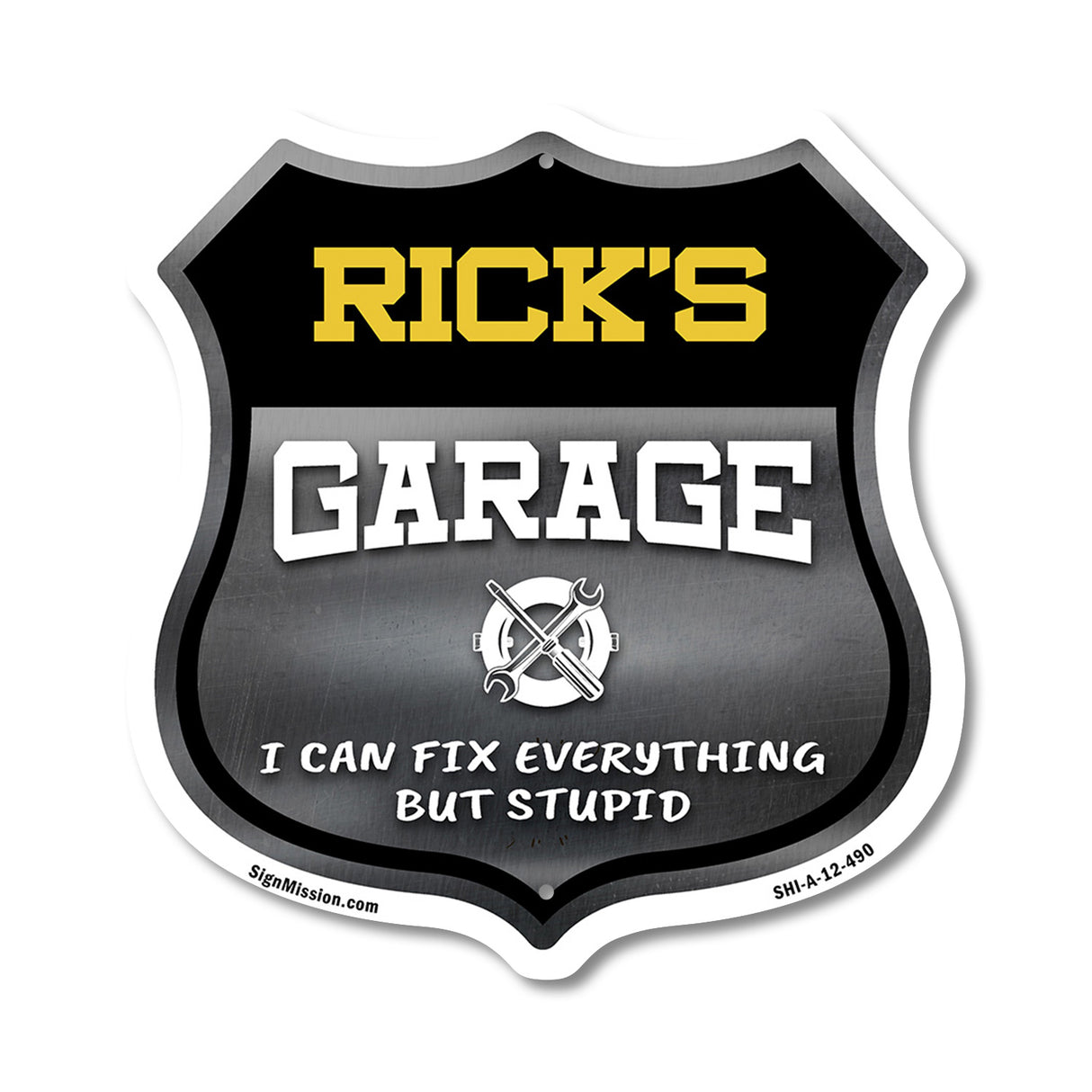 Rick's Garage I Can Fix Everything But Stupid