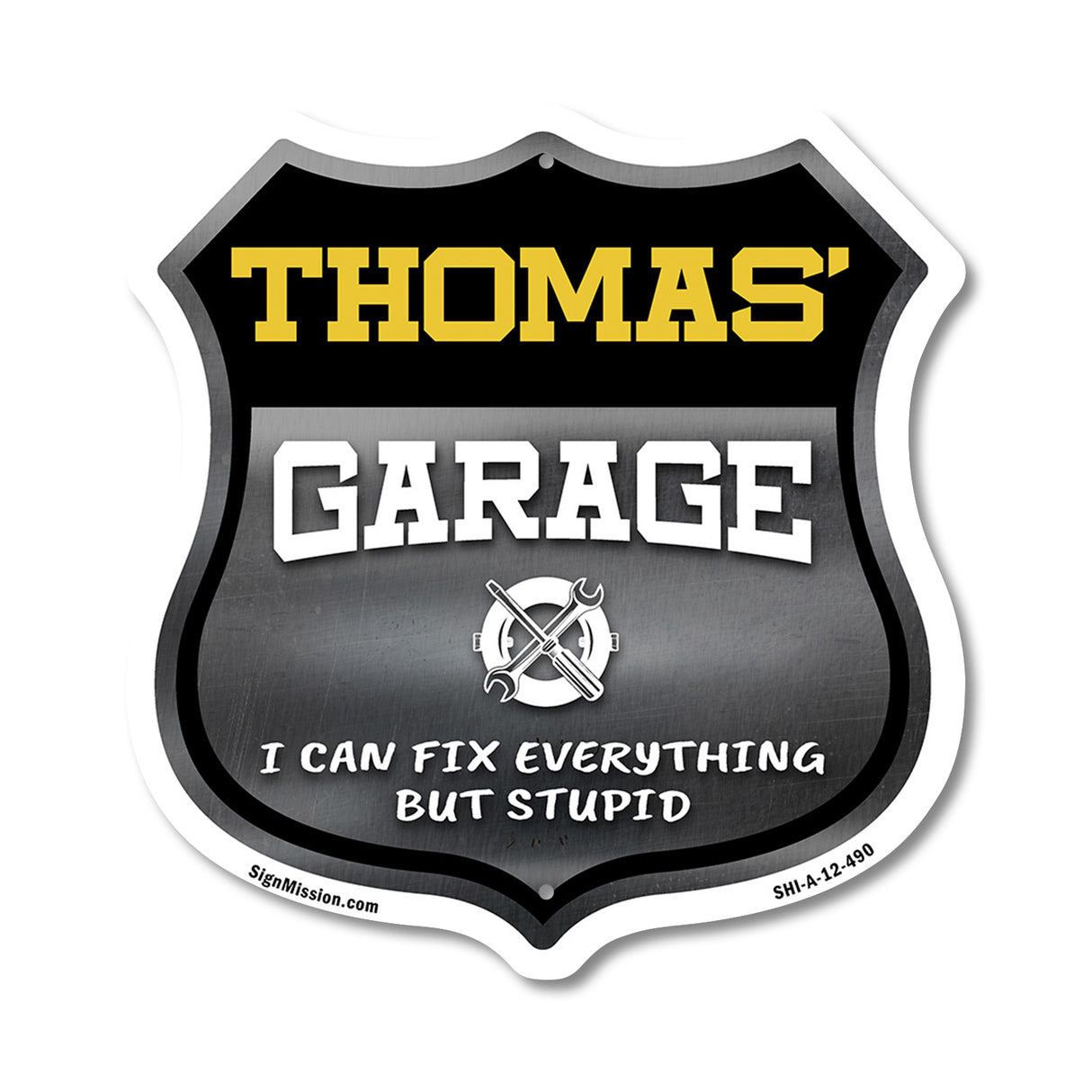 Thomas's Garage I Can Fix Everything But Stupid